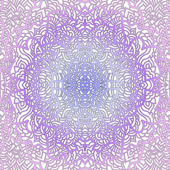 Abstract square pattern with asian motifs in oriental style. Vector illustration hand drawn. Line art design of fashion ,textile, invitation card. Tile.