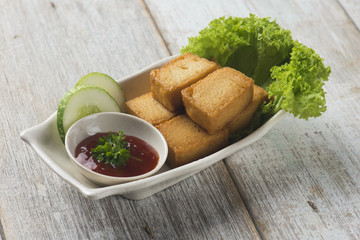 deep fried fish cakes