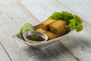 deep fried fish cakes