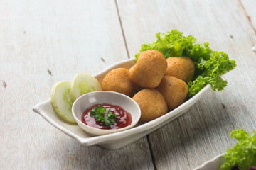  fried fish ball