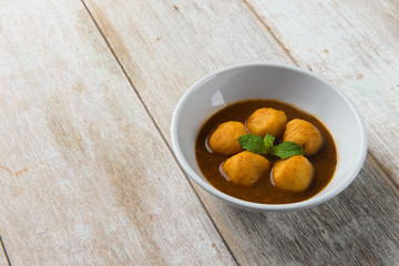 curry fish balls