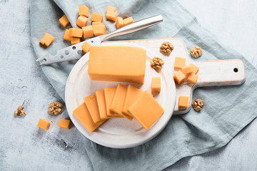 Cheddar cheese - obrazy, fototapety, plakaty