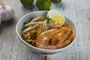 malaysian prawn noodle