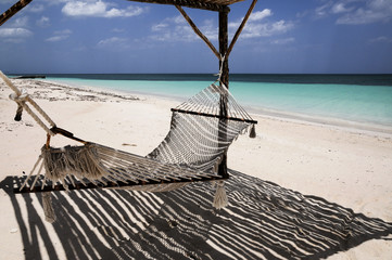 Amaca in spiaggia