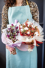 nice bouquet in the hands