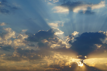 sunrise sky background