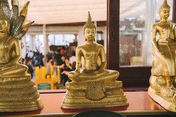 Golden buddha statue