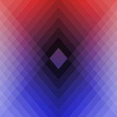 Stock Illustration - Geometric Bi-Color Pattern, 3D Illustration, Modern Bi-Color Background.