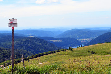 Lake view, Vosges, Alsace, France