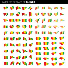 guinea flag, vector illustration
