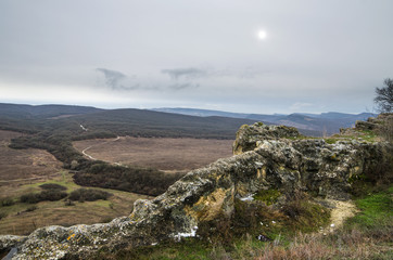 Hills in Crimea near Bakhchisarai (Crimea)