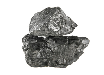 coal isolated on white background