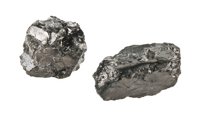 coal isolated on white background