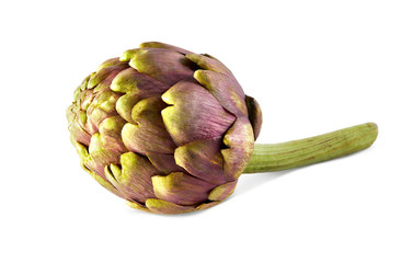 Obraz premium Fresh Artichoke isolated on white background