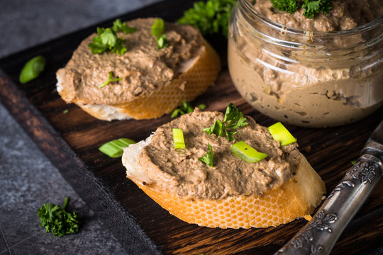 Pate from beef liver. 