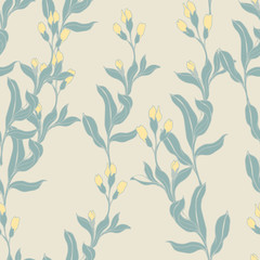 Abstract elegance pattern with floral background.