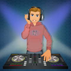 DJ at the console © adrenalinapura