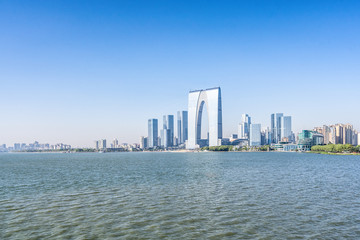 Fototapeta premium city skyline in china