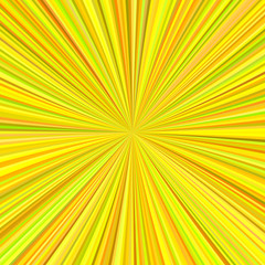 Obraz premium Abstract sun burst background from radial stripes in yellow tones