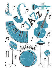 Jazz festival poster  © darijashka