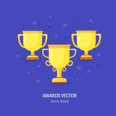 Vector award flat icon