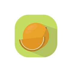 Flat design orange