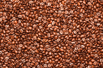 Coffee beans background.
