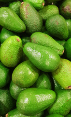 ripe avocado in market