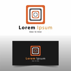 Simple logo in a modern style. Abstract logo.