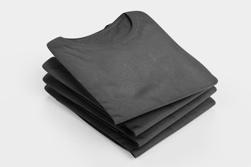 Realistic 3D Render of Folded T-Shirt