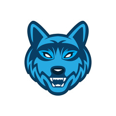 wolf vector logo