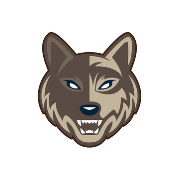 wolf vector logo