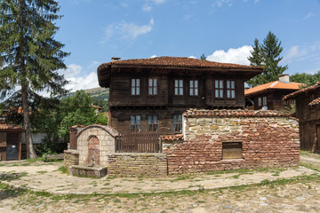 Houses of the nineteenth century in historical town of Kotel, Sliven Region, Bulgaria