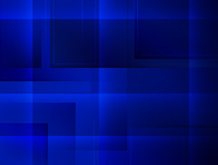 Blue abstract background. Lines. Overflow. The form. Frame
