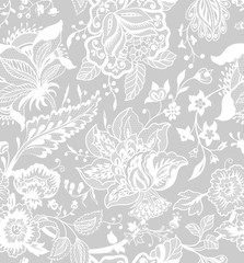 floral lace seamless pattern