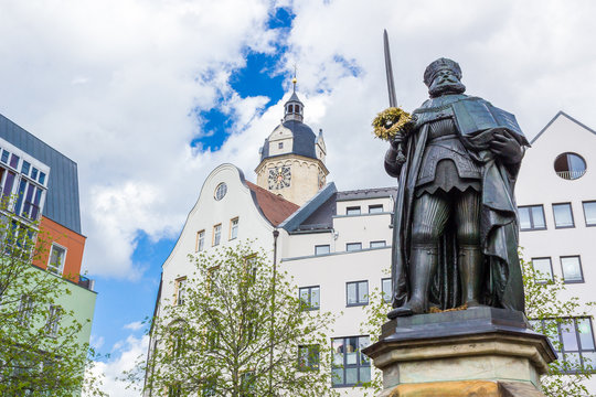 Hanfried-Denkmal auf dem Marktplatz in Jena