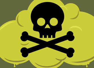 Poison Gas Cloud Symbol - Mustard