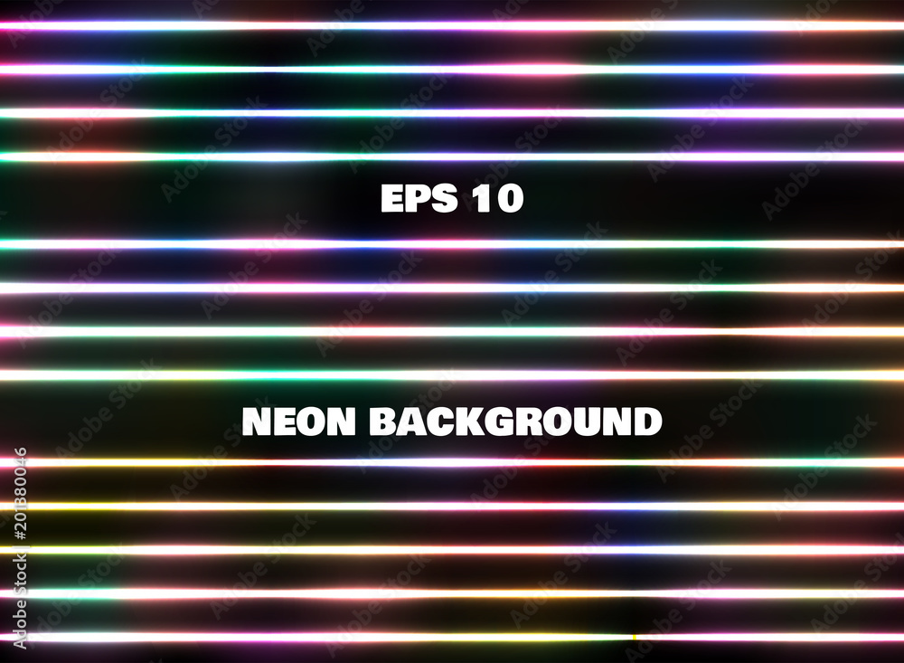 Poster simple classic abstract colorful neon line patterns background. illustration vector eps10