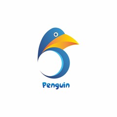 penguins logo design for mascot or icon