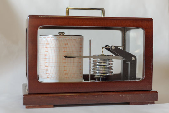 Marine barograph brown