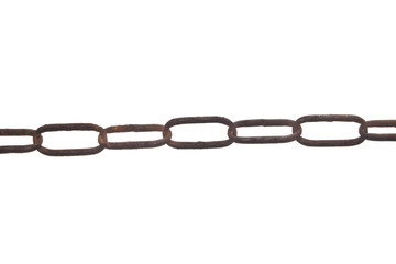 Fototapeta premium chain isolated on white background