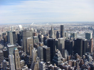 View from the Empire State Building, New York
