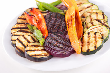 roasted vegetable slices