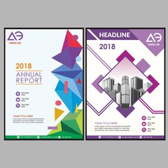 modern cover, brochure, layout for annual report