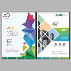modern cover, brochure, layout for annual report
