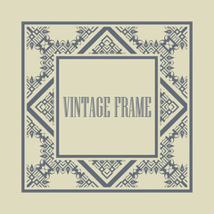 Art Deco frame border