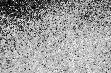 White structured texture. Grey natural ice snow outdoors. Sugar melting background.