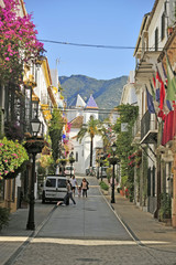 Straße in Marbella