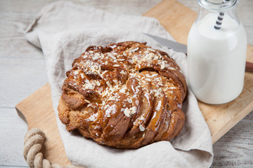 Sweet maple syrup bread