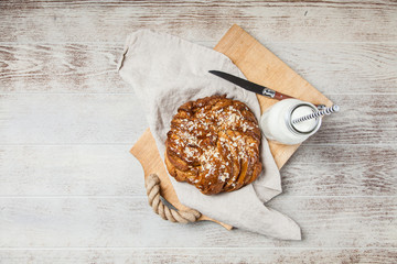Sweet maple syrup bread